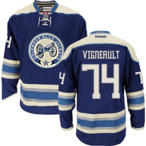 Herren Columbus Blue Jackets Eishockey Trikot Sam Vigneault #74 Reebok 3rd